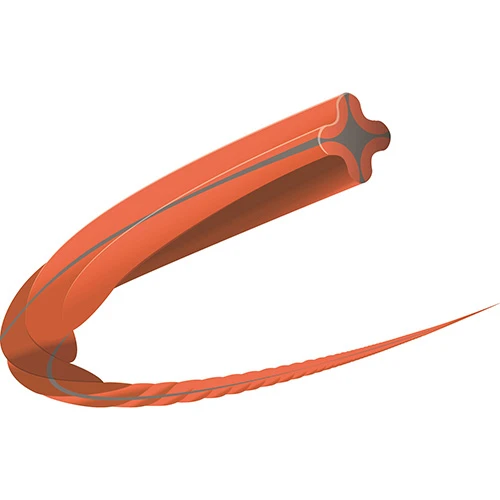 Косильна волосінь кручена Husqvarna Whisper Twist Spool Orange/Black 2.7 мм (210 м) (5976691-32)