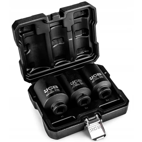 Набор ударных головок удлиненных JCB Tools JCB-4035-9MPB 1/2" 3 предмета