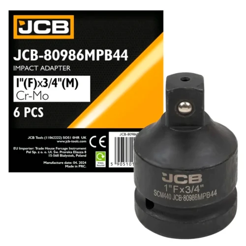 Ударный адаптер усиленный JCB Tools JCB-80986MPB44 c 1" на 3/4"