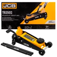 Домкрат підкатний з гідравлічною педаллю 3.0 т JCB Tools 145–500 мм JCB-T83502 (СТ-00163078)