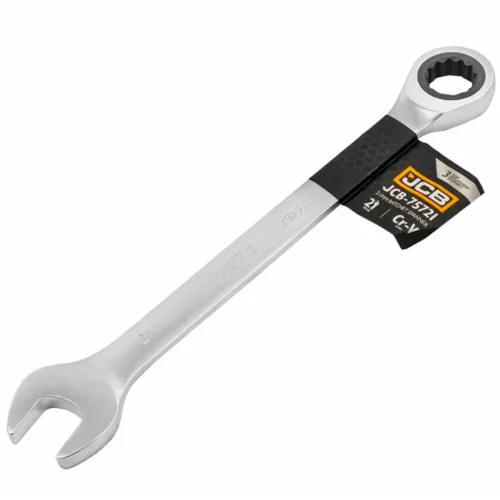 Ключ комбінований із тріскачкою JCB Tools 21 мм JCB-75721 (СТ-00163173)