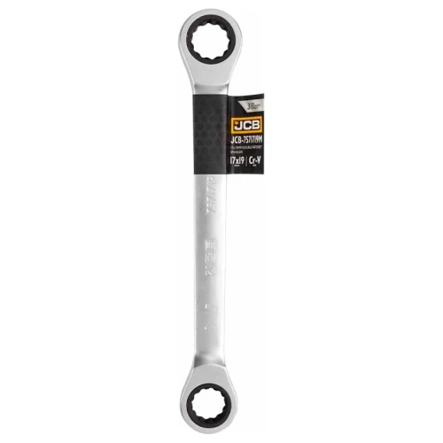 Ключ накидной с трещоткой JCB Tools 17*19 мм JCB- 7571719M (СТ-00163201)