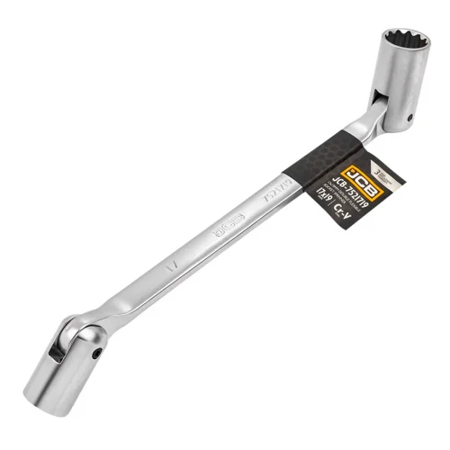 Ключ торцевий двосторонній із шарніром JCB Tools JCB-7521719 17x19 мм