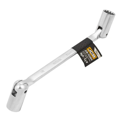 Ключ торцевий двосторонній із шарніром JCB Tools JCB-7521819 18x19 мм