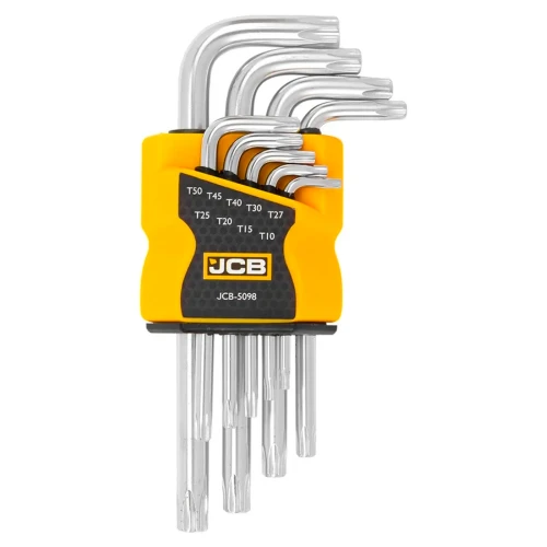 Набір Г-подібних ключів JCB Tools Torx JCB-5098 T10-T50 9 предметів