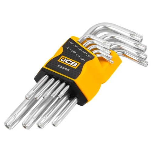 Набір Г-подібних ключів JCB Tools Torx JCB-5098T T10H-T50H 9 предметів