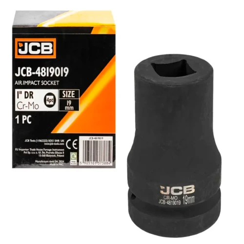 Головка торцева ударна для футорки JCB Tools 1" 19 мм JCB-4819019 (СТ-00169581)