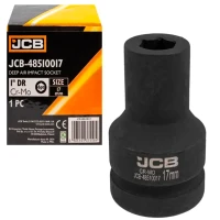 Головка торцева ударна подовжена JCB Tools 1" 17 мм JCB-48510017 (СТ-00169586)