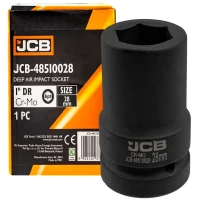 Головка торцева ударна подовжена JCB Tools 1" 28 мм JCB-48510028 (СТ-00169593)