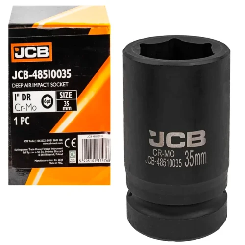 Головка торцева ударна подовжена JCB Tools 1" 35 мм JCB-48510035 (СТ-00169597)