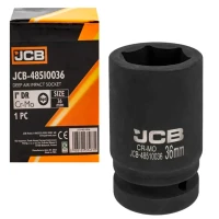 Головка торцева ударна подовжена JCB Tools 1" 36 мм JCB-48510035 (СТ-00169598)