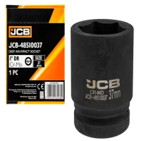 Головка торцева ударна подовжена JCB Tools 1" 37 мм JCB-48510037 (СТ-00169599)