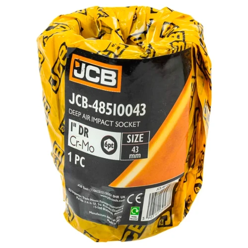 Головка торцева ударна подовжена JCB Tools 1" 43 мм JCB-48510043 (СТ-00169602)