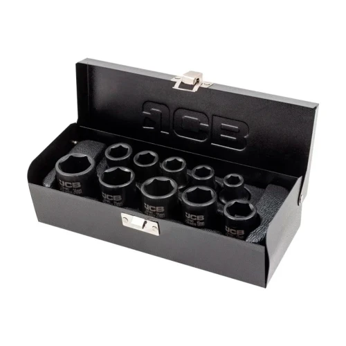Набір головок ударних JCB Tools 1/2" 10–24 мм (10 од.) JCB-4101-5MPB (СТ-00172469)