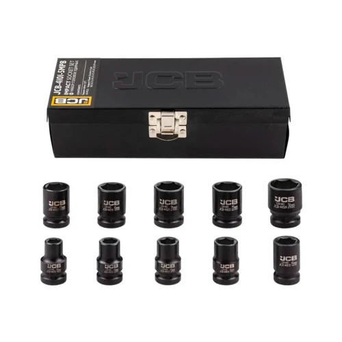 Набір головок ударних JCB Tools 1/2" 10–24 мм (10 од.) JCB-4101-5MPB (СТ-00172469)
