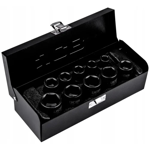 Набір головок ударних JCB Tools 1/2" 10–24 мм (10 од.) JCB-4101-5MPB (СТ-00172469)
