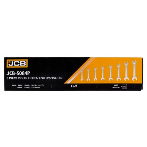 Набір метричних ріжкових ключів JCB Tools (8 шт.) JCB-5084P (СТ-00172529)