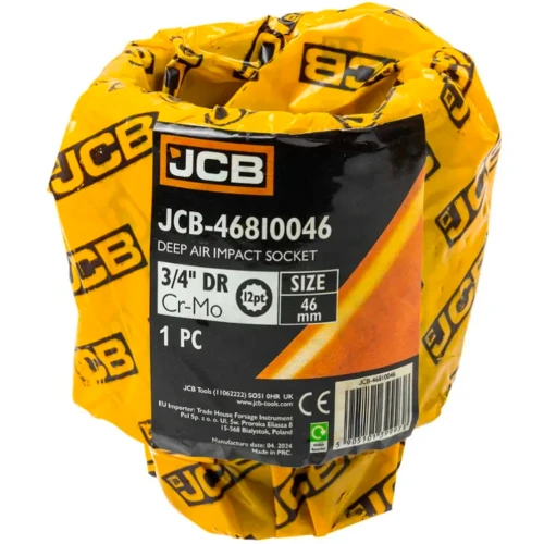 Головка торцева ударна подовжена JCB Tools 3/4" 46 мм JCB-46810046 (СТ-00172593)