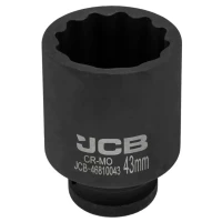 Головка торцева ударна подовжена JCB Tools JCB-46810043 3/4" 43 мм