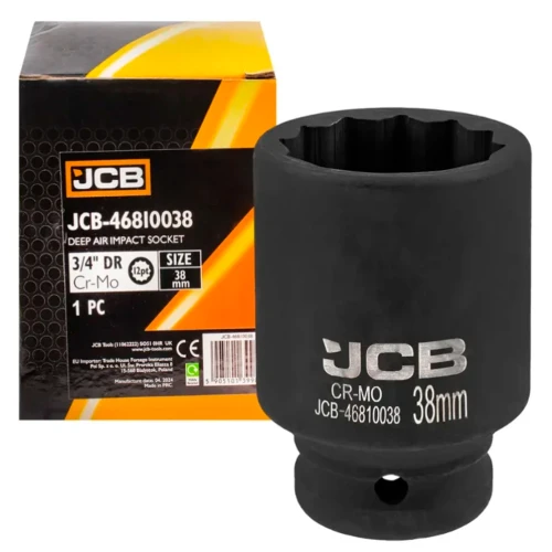 Головка торцева ударна подовжена JCB Tools 3/4" 38 мм JCB-46810038 (СТ-00172601)