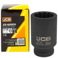 Головка ударна торцева подовжена JCB Tools JCB-46510034 3/4" 34 мм