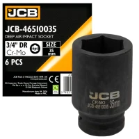 Головка ударна торцева подовжена JCB Tools HEX 3/4" 35 мм JCB-46510035 (СТ-00172660)
