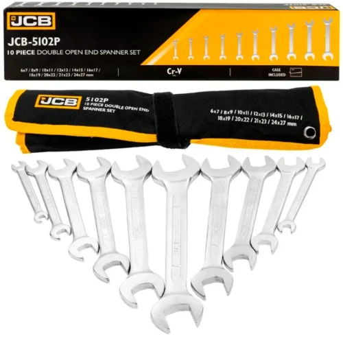 Набір метричних ріжкових ключів JCB Tools (10 пр.) JCB-5102P (СТ-00173871)