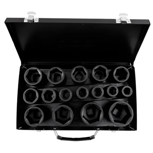 Набір головок ударних подовжених JCB Tools 3/4" 17–50 мм (16 од.) JCB-6162-5MPB (СТ-00173884)