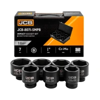 Набір головок ударних подовжених JCB Tools 1" 46–75 мм (7 од.) JCB-8071-5MPB (СТ-00176610)