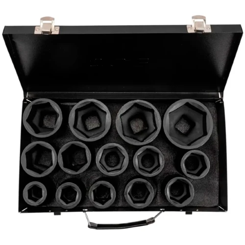 Набор головок ударных удлиненных JCB Tools 1" 22-60 мм (14 ед.) JCB-8152-5MPB (СТ-00178587)