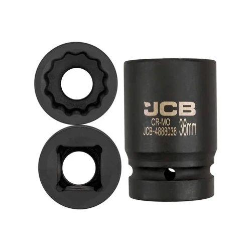Набір головок ударних подовжених JCB Tools 1" 24–46 мм (7 од.) JCB-8072-9MPB (СТ-00188171)