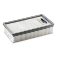 Плоский складчатый фильтр Karcher для пылесоса (из полиэфирного шелка) (6.904-284.0)