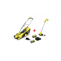 Газонокосилка аккумуляторная Karcher LMO 18-33+LTR 18-25 + Триммер SK + Зарядный комплект 18/2.5 + Батарея 2.5 А (9.612-364.0)