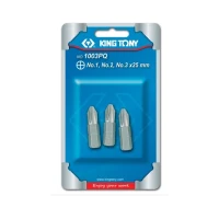 Набор бит King Tony РН 1/4" 3шт (1025P SERIES) (1003PQ)
