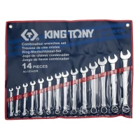 Набор ключей комбинированных King Tony (14 единиц) (1214SR)