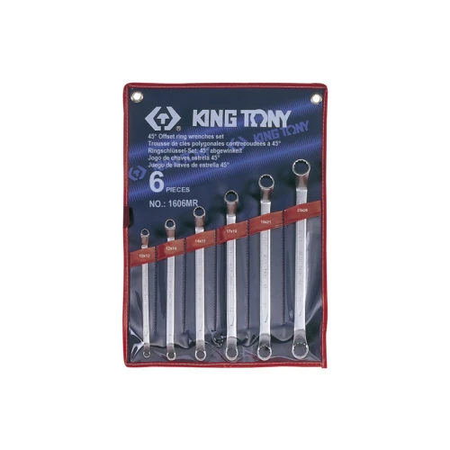 Набор ключей накидных King Tony 10-26 мм (6 единиц) (1606MR)