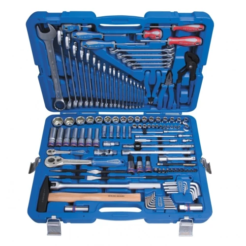 Набір інструментів універсальний 1/4"+1/2" King Tony з тріскачками (128 одиниць) (7528MR01)