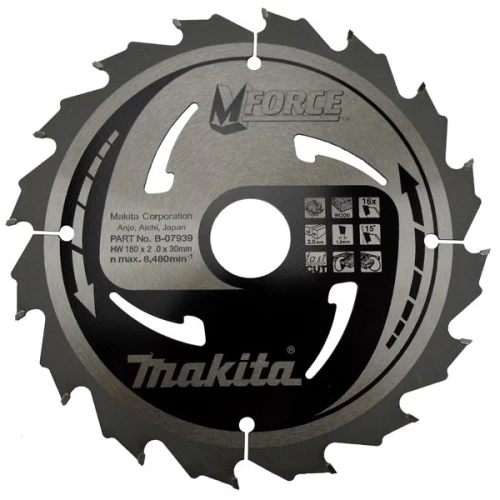 Пиляльний диск Makita MForce 180 мм 16 зубів (B-07939)
