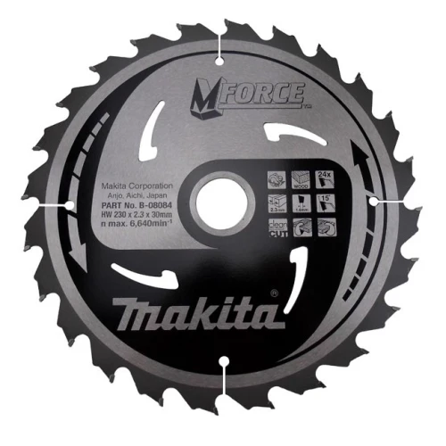 Пиляльний диск Makita MForce 230 мм 24 зуби (B-08084)