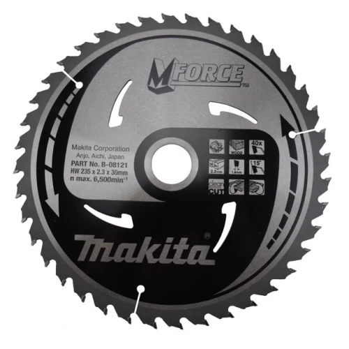 Пильный диск Makita MForce 235 мм 40 зубьев (B-08121)