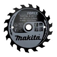 Пиляльний диск Makita по дереву MAKForce 140x15,88 мм 18Т (B-08137) 