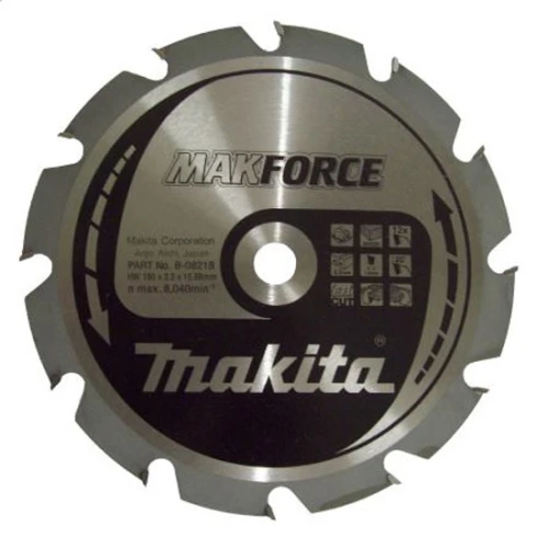 Пиляльний диск Makita MAKForce 190 мм 12 зубів (B-08218)