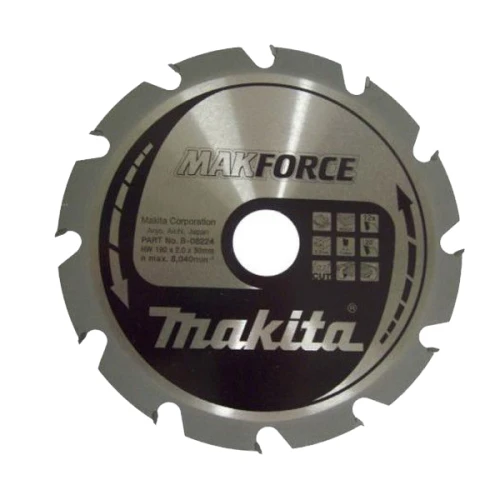 Пиляльний диск MAKForce 190x30 мм 12Т Makita (B-08224)