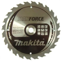 Пиляльний диск Makita MAKForce 185 мм 24 зуби (B-08349)