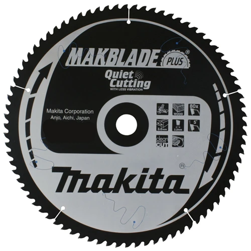 Диск пиляльний Makita по дереву MAKBlade Plus 216x30 48T (B-08632)