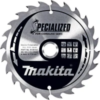 Пиляльний диск Makita для акумуляторних пилок SPECIALIZED 160х20 мм 24Т (B-09151)