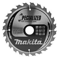 Пиляльний диск Makita для акумуляторних пилок SPECIALIZED 190х30 мм 24Т (B-09195)