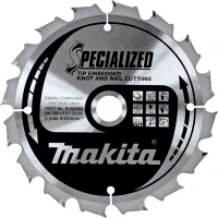 Пиляльний диск Makita по деревині із цвяхами SPECIALIZED 185х30 мм 16 зубів (B-09341)