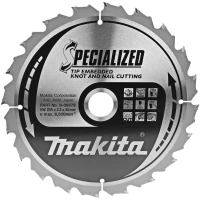 Пиляльний диск по деревині з цвяхами Makita SPECIALIZED 235x30 мм 20T (B-09379)