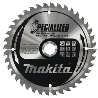 Пиляльний диск Makita по деревині із цвяхами SPECIALIZED 165х20 мм 40 зубів (B-09472)